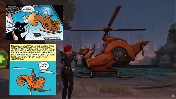 Squirrel Girl’s Helicopter in Marvel Rivals