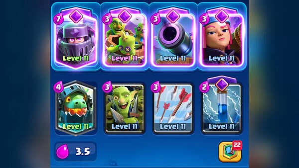 ​​No. 2 deck in Evolutions Mayhem event in Clash Royale