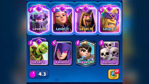 ​​No. 3 deck in Evolutions Mayhem event in Clash Royale​