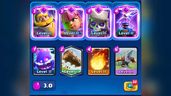 No. 4 deck in Evolutions Mayhem event in Clash Royale