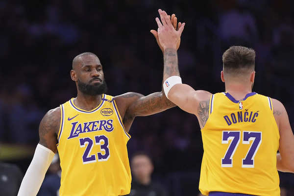 The Lakers and LeBron are clearly reveling in what the Luka trade did for their title hopes