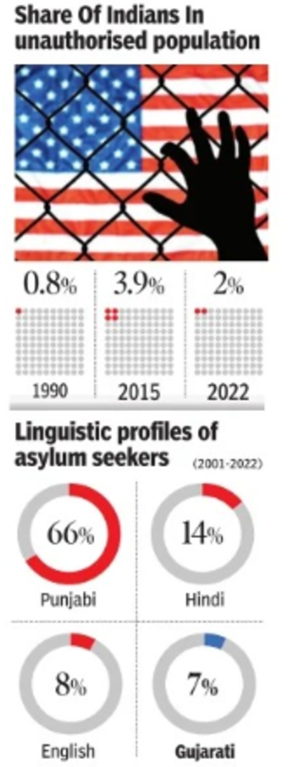 The immigration divide: Gujarati$ get more pay, more Punjabis stay |  Ahmedabad News - Times of India