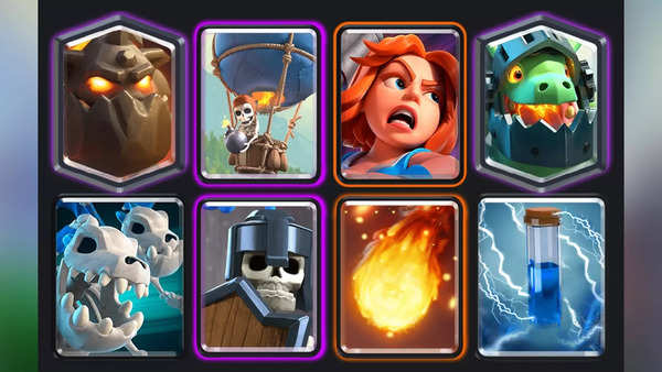 No. 2 Valkyrie Evolution deck in Clash Royale