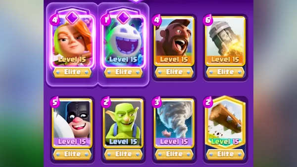 No. 3 Valkyrie Evolution deck in Clash Royale