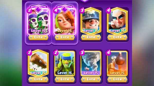 No. 4 Valkyrie Evolution deck in Clash Royale