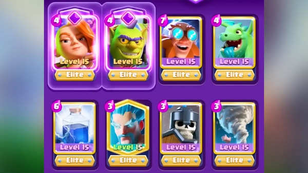 No. 5 Valkyrie Evolution deck in Clash Royale