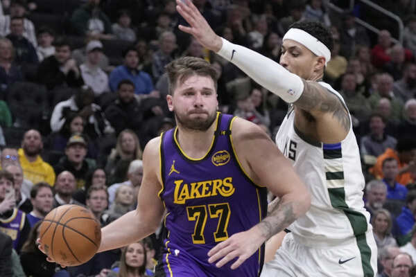 Luka Doncic vs Milwaukee Bucks.