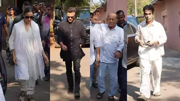 Celebs at Deb Mukherjee's Funeral