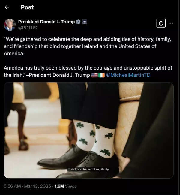 A screenshot of video shared by Donald Trump