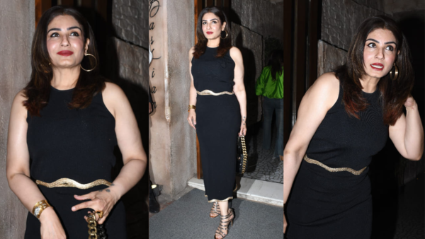 Raveena Tandon attended her daughter's birthday
