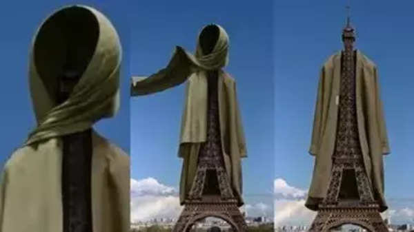 Merrachi's controversial Hijab ad featuring Eiffel Tower sparks debate ...