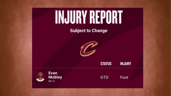 Cavaliers injury report March 18