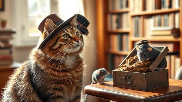 Cat and Rats Hat Shop