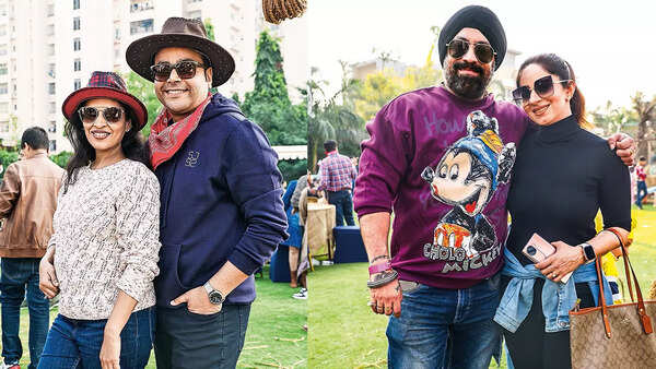 (L) Sonika and Abhishek (R) Shampy and Simran