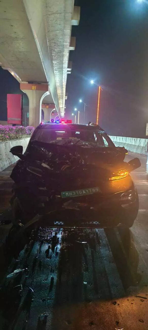 Their car collided with a stationary truck