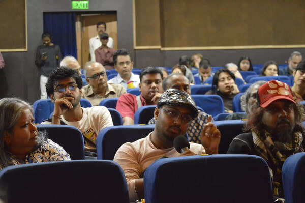 The audience at the Kolkata screening of 'Farming the Revolution'