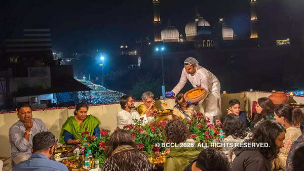 Abu Sufiyan and Rana Safvi at their event Dastarkhwan-e-Jahaanuma