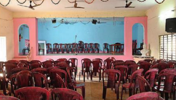 Sripati Bhattacharya funded the auditorium at Sital Prasad Ghosh Adarsha Sikshalaya