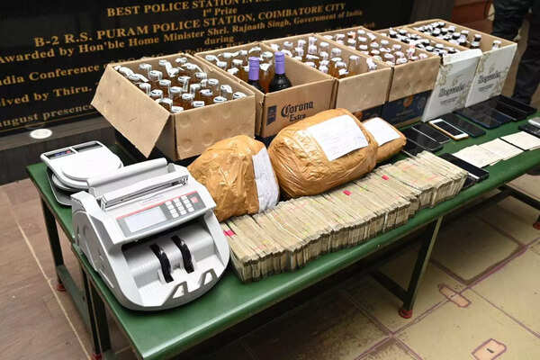A notable seizure included cocaine, methamphetamine, MDMA, ganja, and kush, alongside cars, mobile phones, and cash