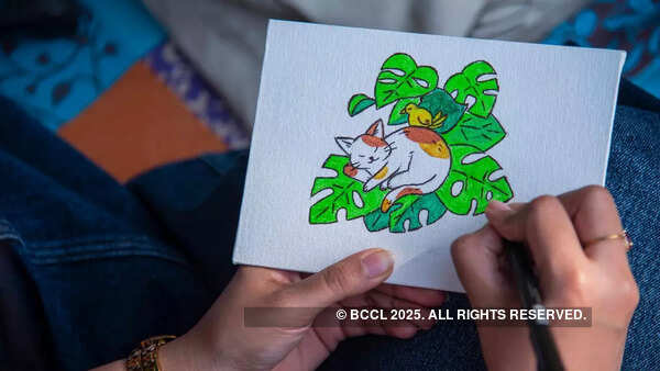 Corporates are hosting sip and paint sessions for employees to unwind and bond Corporates are hosting sip and paint sessions for employees to unwind and bond