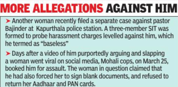 More allegations against him