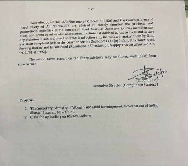 FSSAI advisory2