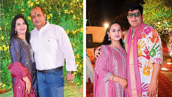 (L) Deepa and Dheeraj (R) Dr Priya and Dr Rajat