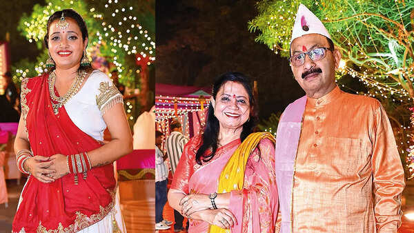 (L) Nisha Singh (R) Meena Singh and Abhay