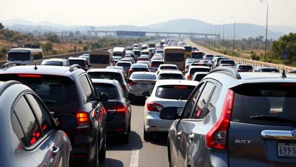 Holiday Gridlock on Expressway