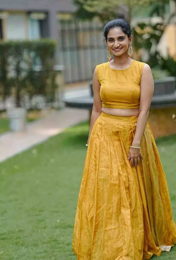 From soft creams and yellows to mint greens, Vishu-inspired contemporary wear are coming in eye-catching options Credit: Pichakam Weaves