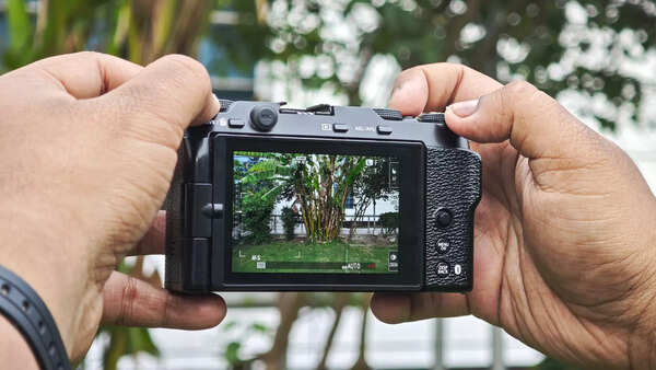 It takes quite sometime to get used to having no viewfinder