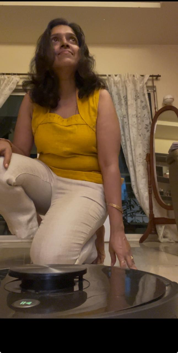 Renuka Gurunathan, a resident of Koramangala uses floor cleaning robots Renuka Gurunathan new