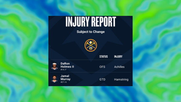 Nuggets injury report April 13