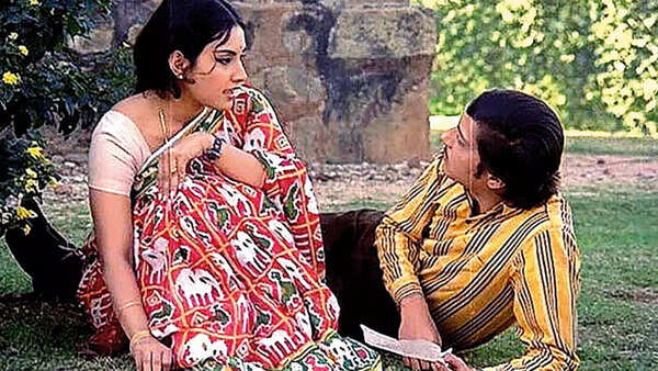 With Vidya Sinha in Rajnigandha (1974)