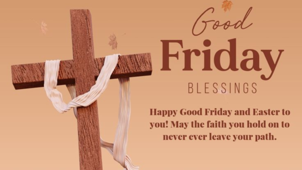 Good Friday is a very spiritual day and leads into the joyful Easter