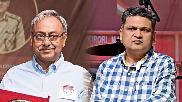 Justice Navniti Prasad Singh, former Chief Justice of the Kerala High Court (L) and Sachin Badshah, IG, CISF