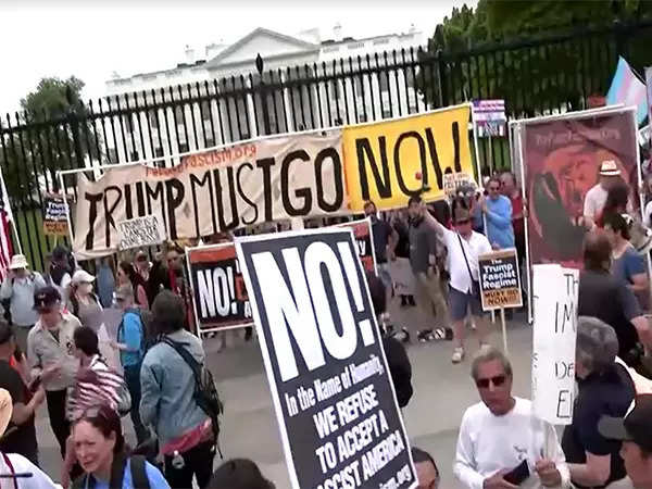 Thousands of rally against trump policies renewed in protests