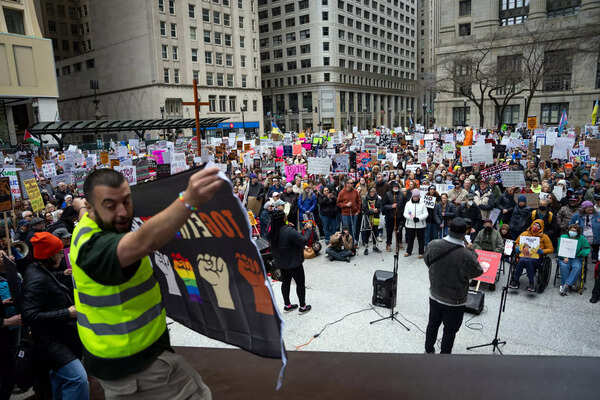 People went out to speak against the operation of immigration, civil freedom and federal job cuts.