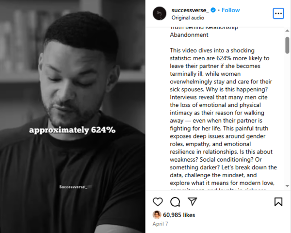 Successverse Instagram post