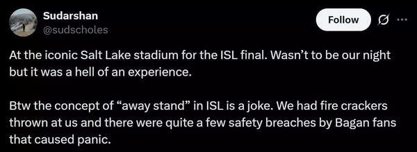 Fans have since called for stricter security measures at stadiums