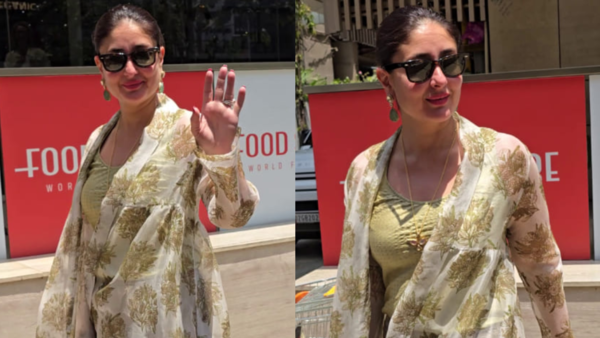 Kareena in jade tank top and shrug