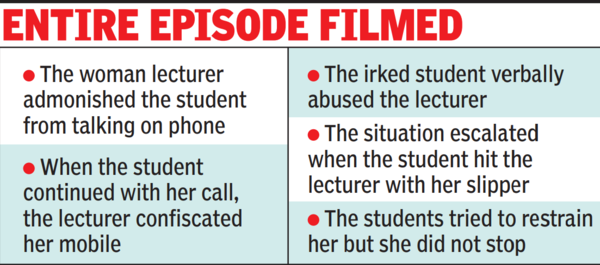 student attacks lecturer