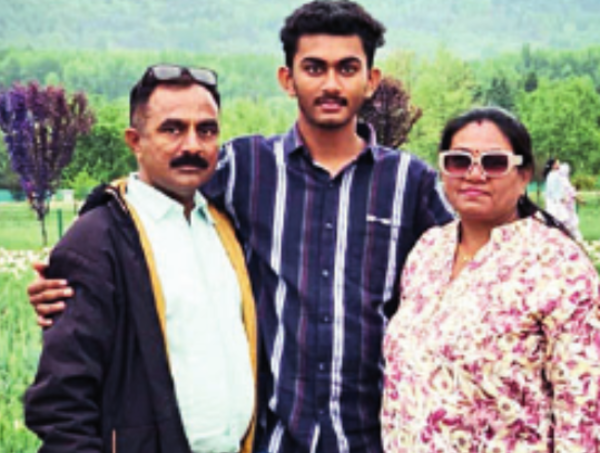 Yatish Parmar, 47, and his 17-year-old son