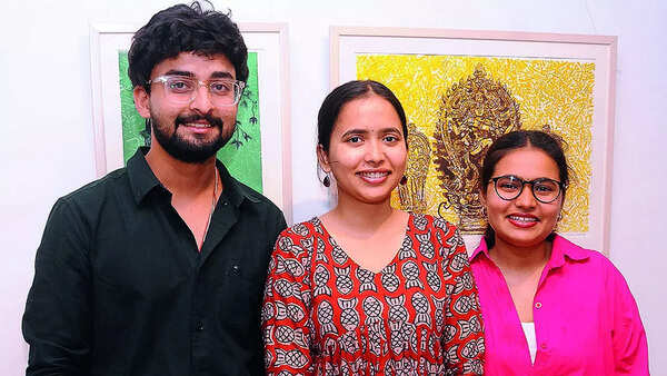 (L-R) Pranjal Gupta, Anshu Raj Shukla, Soumya Gupta