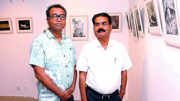 Sanjoy Majumder (L) and Dr Ratan Kumar