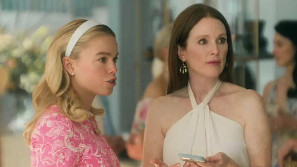 Milly Alcock as Simone, Julianne Moore as Michaela in 'Sirens.'