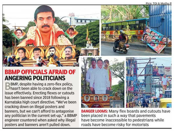 Bengaluru turns into banner battlefield as flexes, cutouts return with a bang