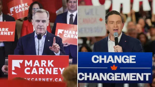 Carney and Poilievre (AP photo)