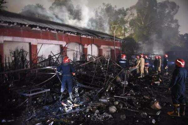 Losses Could Run Into Crores As Fire Guts Scores Of Stalls At INA Dilli Haat