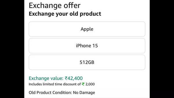 Apple iPhone 16 exchange deal